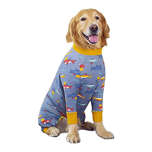 Dog Recovery Suit After Surgery Soft Long Sleeve Dog Ne...