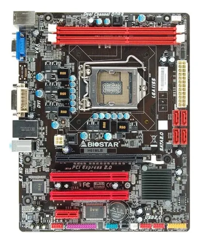 Board Para Pc Biostar H61 Socket Lga1155 (Usado)