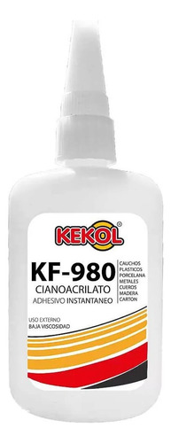 Adhesivo Cianoacrilato Kekol X 20 Grs