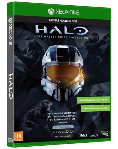 Halo: Master Chief [ 1 2 3 E 4 ] Xbox One - Novo Lacrado