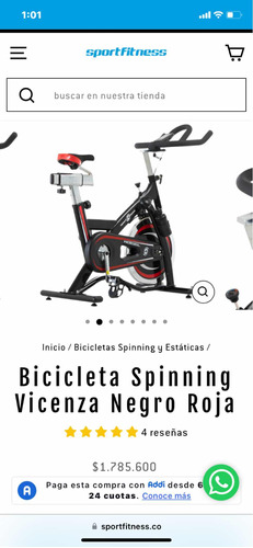 Bicicleta Estática Sportfitness