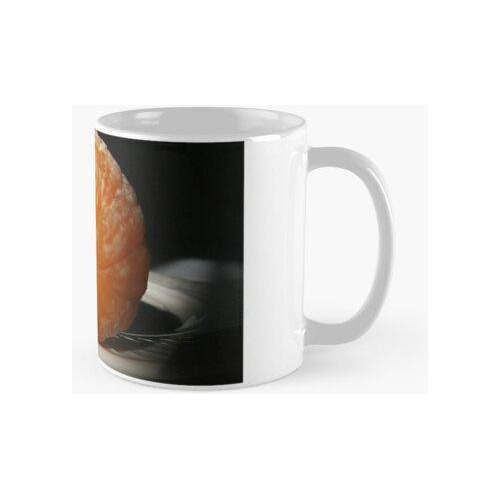 Taza Naranja Nude En Plato Calidad Premium