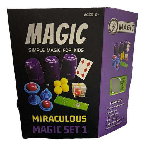 Juego Grandes Trucos Para Niños - Magic Set 1- Miraculous