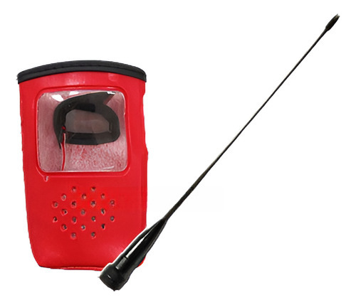 Redsoftcase Sc26 + Antena De Doble Banda Para Baofeng Uv-3r