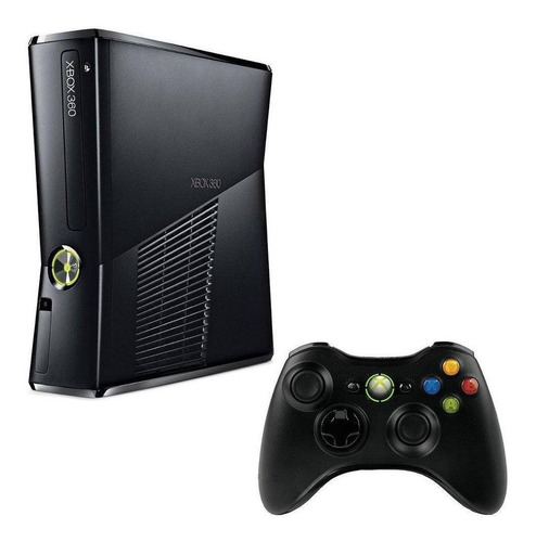 Microsoft Xbox 360 Slim 4GB Standard color  matte black