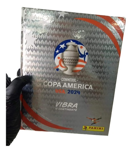 Álbum  Completo Capa Dura Prata Copa América 2024