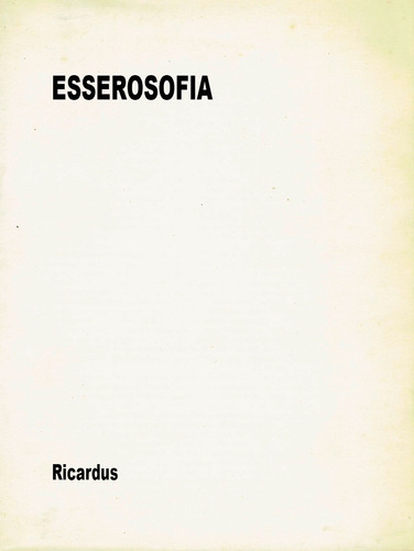 Esserosofia - Ricardus