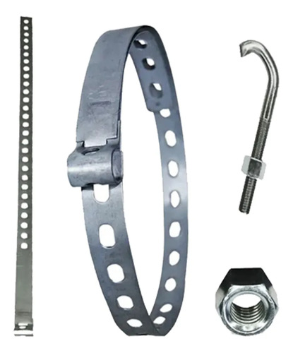 Fita Para Poste Abraçadeira Bap 3 1200mm Com Parafuso