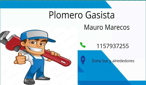 Imagen 1 de 5 de Plomero Gasista