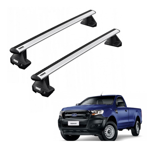 Rack Bagageiro Thule Evo Ford Ranger Cab Dupla 2012 Diante