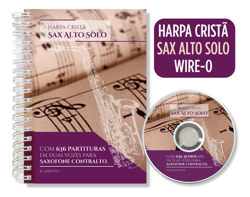 Harpa Cristã Sax Alto Solo - Wire-o