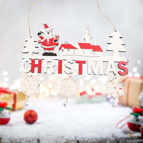 Colgante De Navidad De Madera, Adornos Navideños, Alce