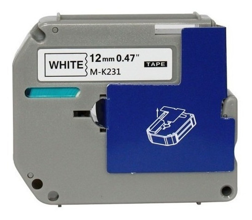 Imagem 7 de 8 de Fita Compatível Brother M231 Mk231 T 12mm Pt 80 70 90