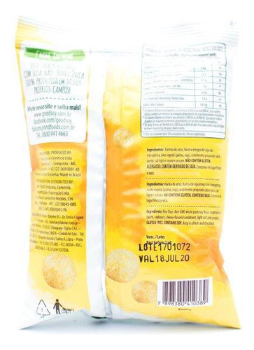 Snacks De Soja Good Soy Queijo 25g