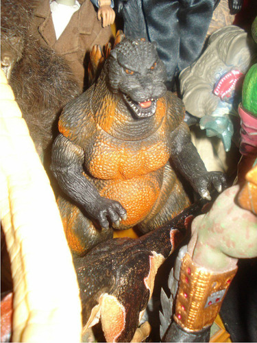 Godzilla / Kaiju / Figura Godzilla Burning 1995 22 Cms Alto