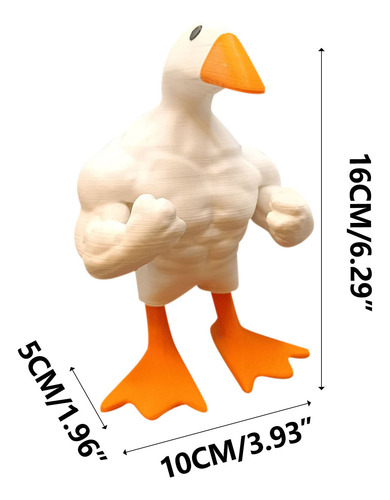 Adorno Magnético Con Forma De Pato Macho Musculoso, Diseño D