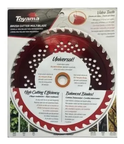 Disco Lama Per Decespugliatore SABART 36 Denti In Widia - 255 X 25,4 X 2 Mm