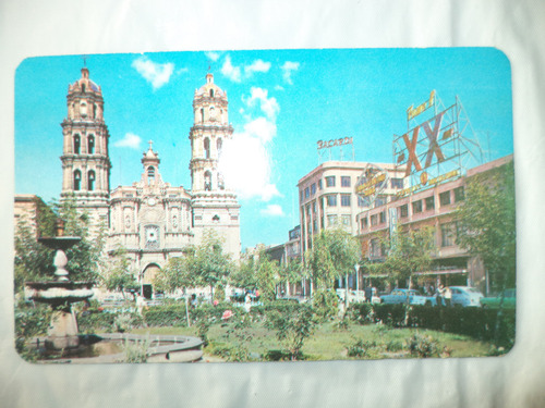 Vintage (1975) Tarjeta Postal Catedral San Luis Potosí