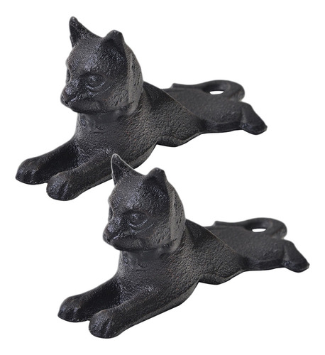 Freno De Puerta Animal Door Stop De Hierro Fundido Para Gato