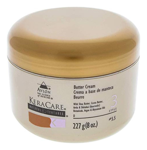 Crema De Manteca De Textura Natural Avlon Keracare, 8 Onzas