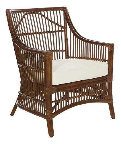 Osp Muebles Para El Hogar Maui Rattan Sillón, Cojín Crema Y 