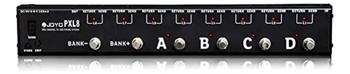 Pedalera Programable Joyo Pxl8 Con 8 Bucles Fx Y Bypass