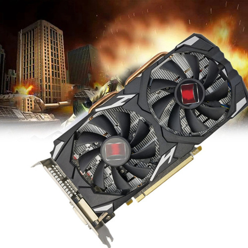 Tarjeta Gráfica Para Juegos Rx580 8g 2048sp, 8 Gb, Ddr5, 256