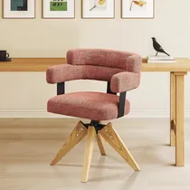 Comprar Silla De Escritorio Giratoria Sin Ruedas Con Patas De Roble