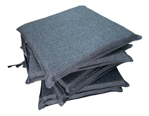 Almohadon Para Silla Lino Antimancha 40x40 5 Cm Cubresilla 6