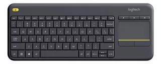 Teclado inalámbrico Logitech K400 Plus QWERTY inglés UK color negro