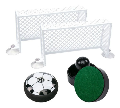 Flat Ball Air Soccer Bola Flutuante Futebol Mesa Multikids Cor Preto