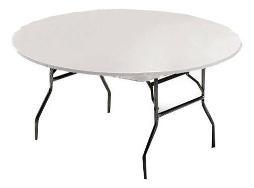 Creative Converting Round Stay Put Plastic Table Cover, 60-i