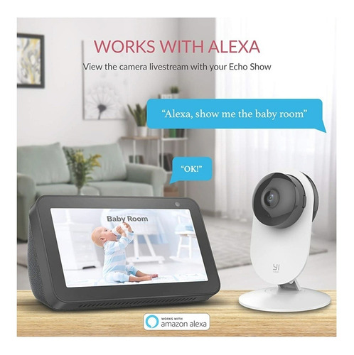 Camara De Seguridad Wifi Yi Home Alexa 2020 No Xiaomi App