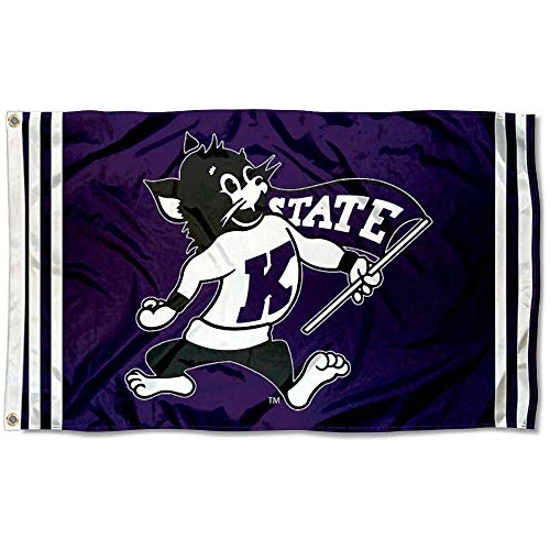 Banderín Retro Vintage De Kansas State Wildcats 3x5