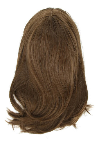 Peluca De Pelo Corto Para Mujer Marrón Natural