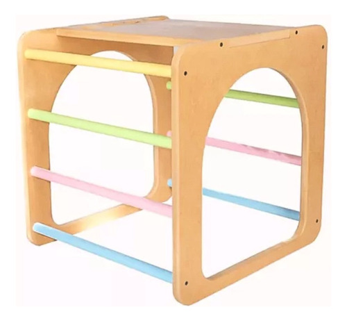 Cubo Trepador De Madera Montessori Itin - It08