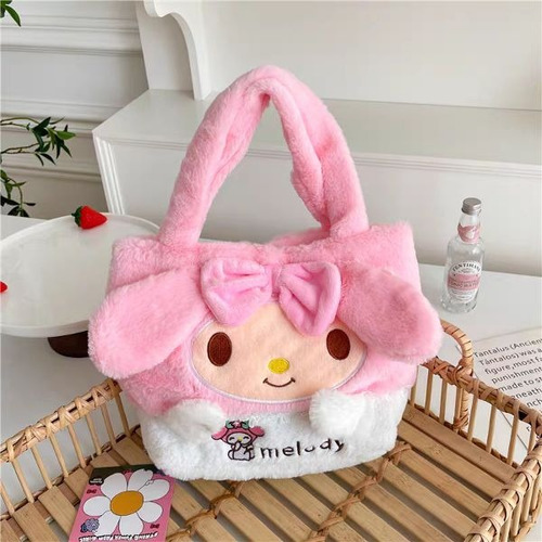 Bolsos Kawai Para Nenas Kuromi-my-melody-cinnanmoroll!! My-melody Lisa Níquel Coral Claro
