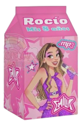 10 Cajitas Milk Box De Emilia Mernes