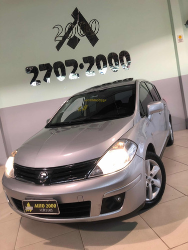 Nissan Tiida 1.8 2011 Automatico Com Teto Solar Top De Linha