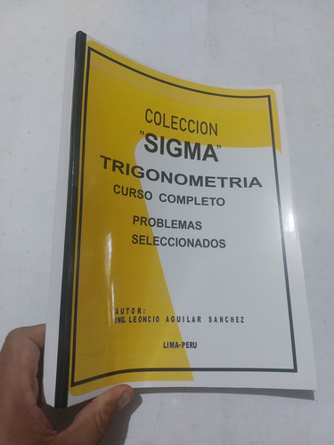 Libro Colección Sigma Trigonometría Curso Completo