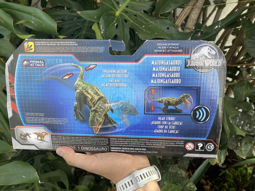 Majungasaurus Primal Attack Sound Strike Jurassix World (Usado)