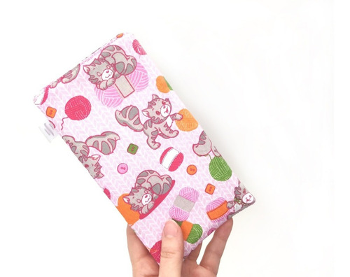 Capinha Porta Celular Com Visor De Plástico Pronta Entrega