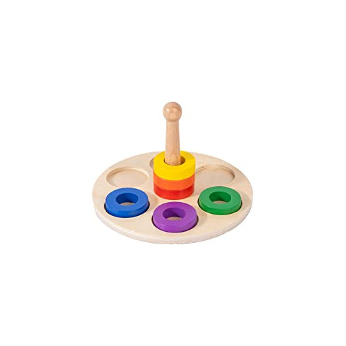 6 Anillos Peg Baby Toys Niños Pequeños De 1 Año