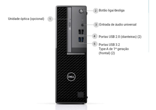 Imagem 2 de 7 de Dell Optiplex 3080 Sff Core I5 10ª 8gb 256gb Ssd