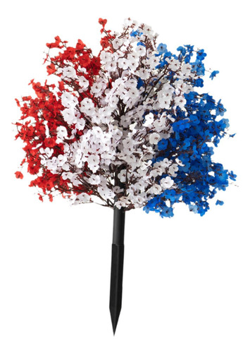Flores Artificiales Red White And Blue Flores Decoración