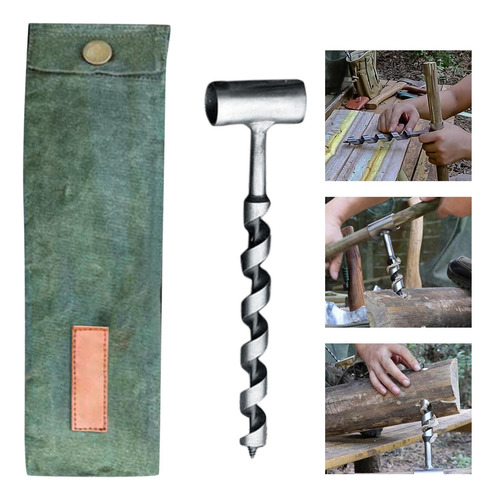 Llave De Barrena Manual Taladro De Madera De Supervivencia