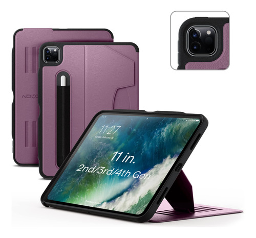 Funda Para iPad Pro De 11  Protectora Ultradelgada Morado