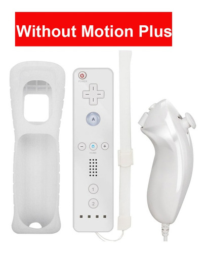 Wii Motion Plus Y Nunchuck - Mando A Distancia Inalámbrico