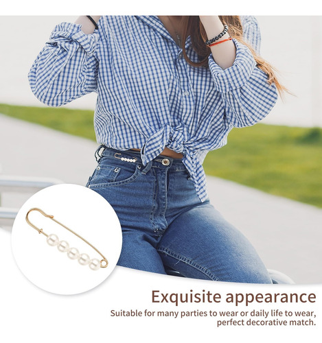 Broche De Perlas Para Mujer, 10 Broches Decorativos