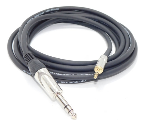 Imagen 1 de 3 de Cable Miniplug A Plug Estereo Skp Pro 1,5mts Hamc